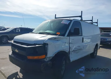 2007 Chevrolet Express Work Van from USA, damaged, VIN 1GCGG25V171104334